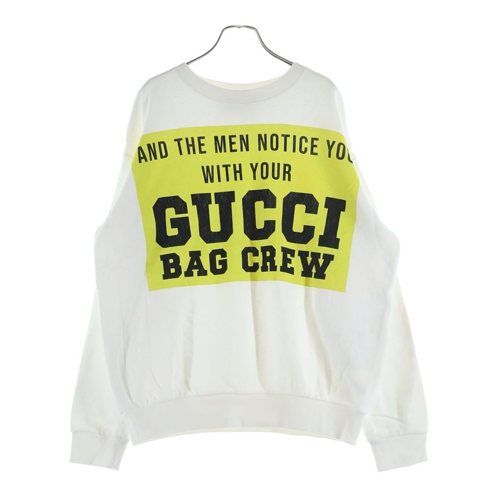 GUCCI (グッチ) Graphic Printed Sweatshirt クルーネックスウェット