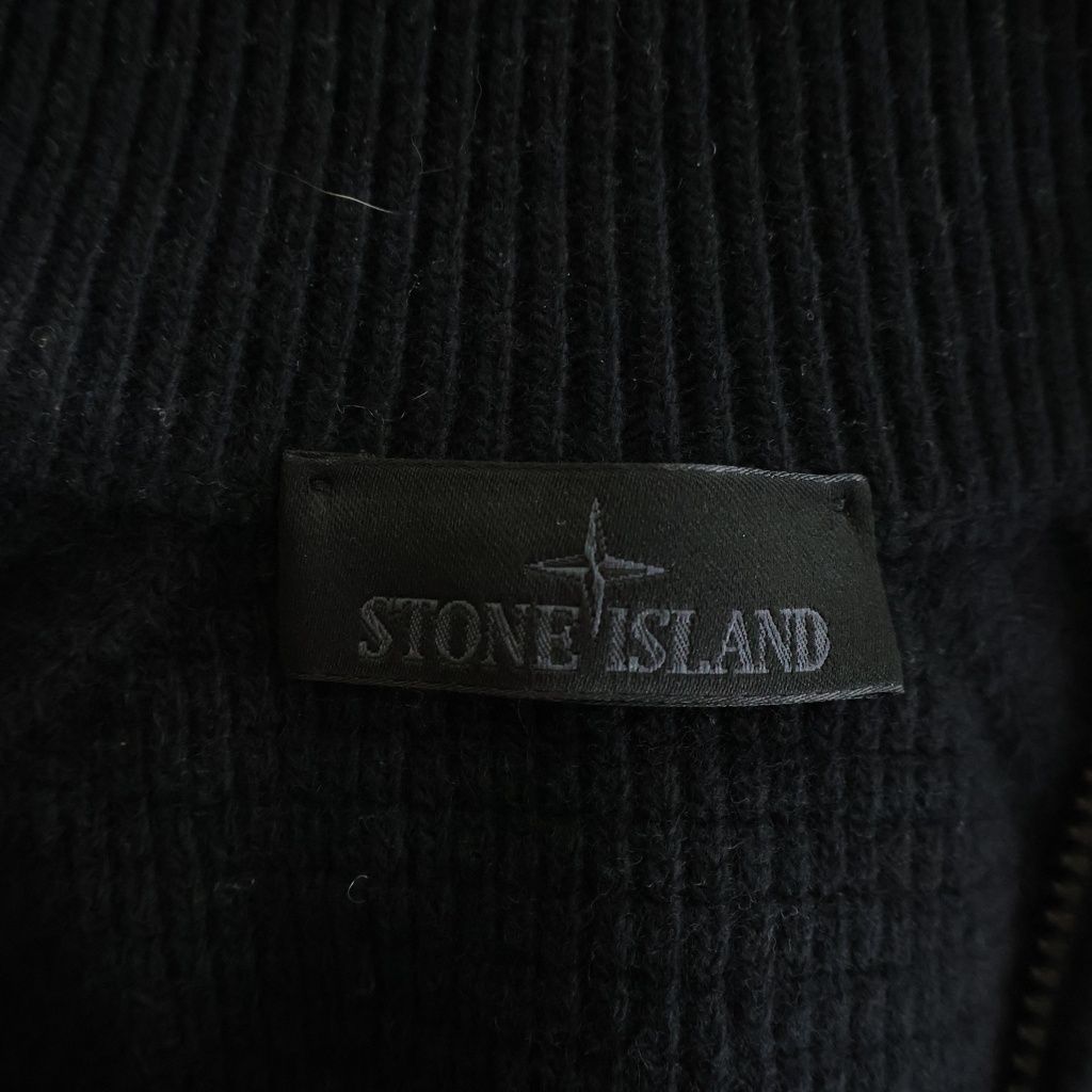 STONE ISLAND (ストーンアイランド) Zip-up knit ウール ダブルジップ