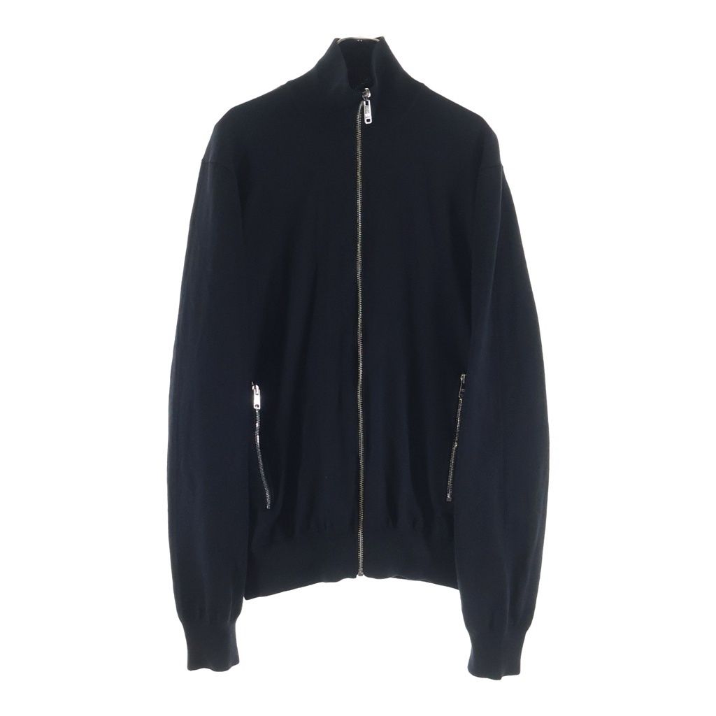 PRADA (プラダ) REVERSIBLE WOOL AND RE-NYLON JACKET リバーシブル ウール リーナイロン ログパッチ ジップアップ ジャケット ブラック UMC096 S192 1UPF 101,640円
