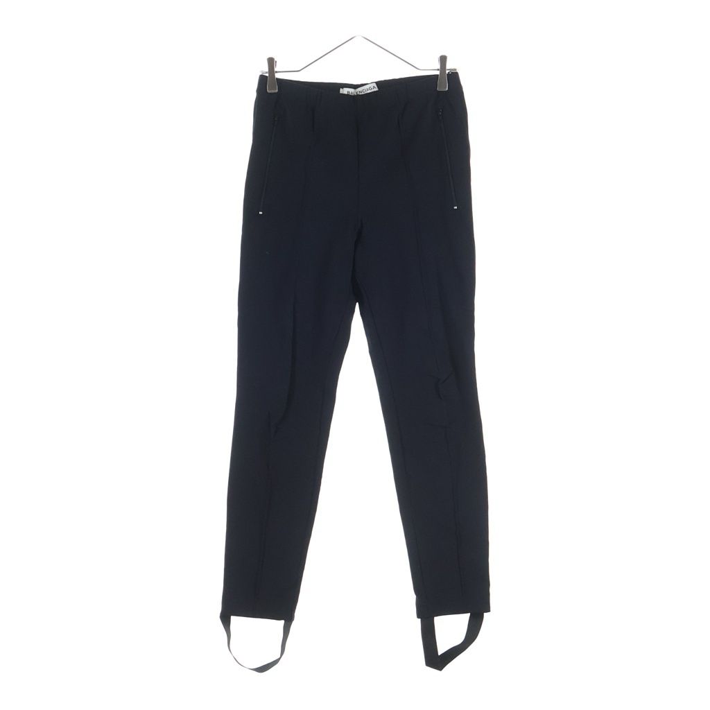 BALENCIAGA (バレンシアガ) Leggings Track Long Pants レギンス トラック ロング パンツ ブラック レディース 480012 TTK21