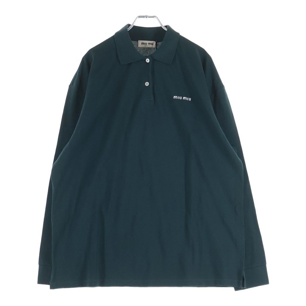 miumiu (ミュウミュウ) Cotton Piqu Polo Shirt コットン 長袖