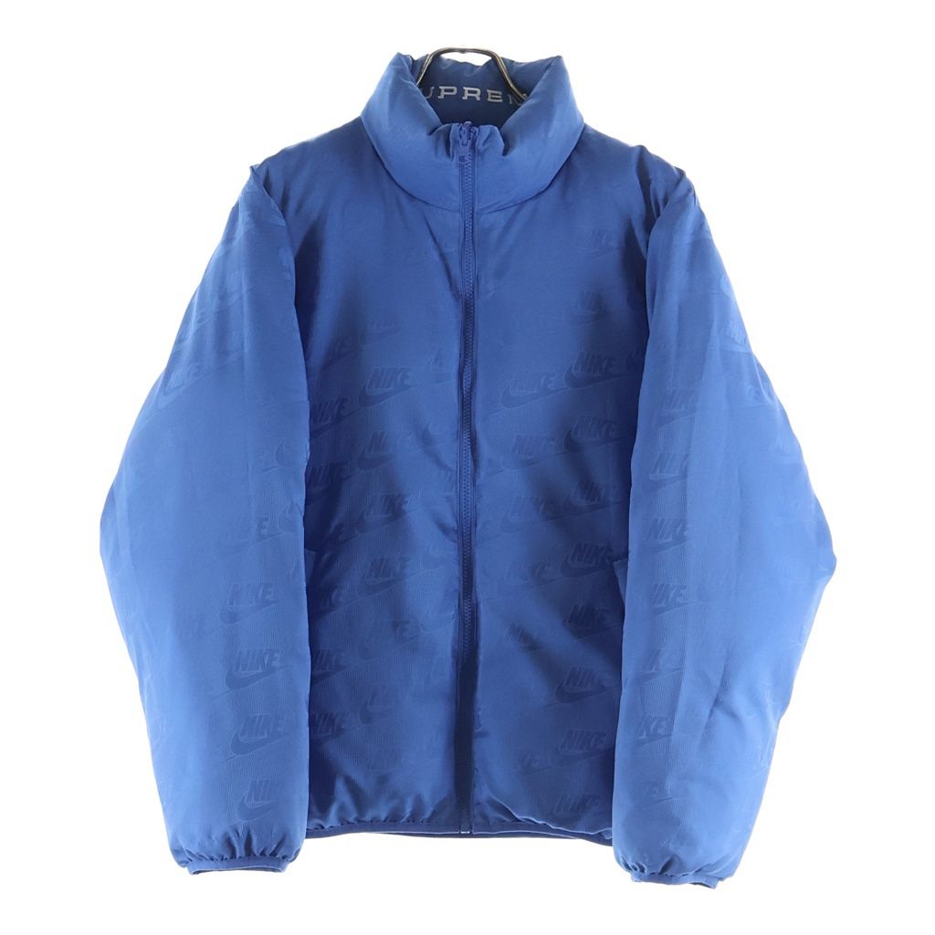 SUPREME (シュプリーム) 21SS ×NIKE Reversible Puffy Jacket DB0494-489 ナイキ リバーシブルパフィー 中綿ジャケット ブルー