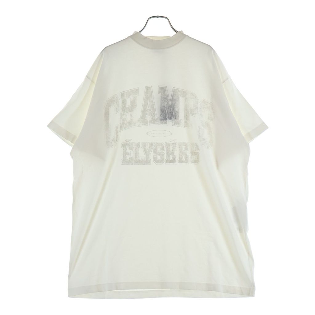 GWセール 25SS バレンシアガ オフショルダー コットン 長袖シャツ 34 BALENCIAGA (バレンシアガ) 25SS Over Champs-Elysees T-Shirt