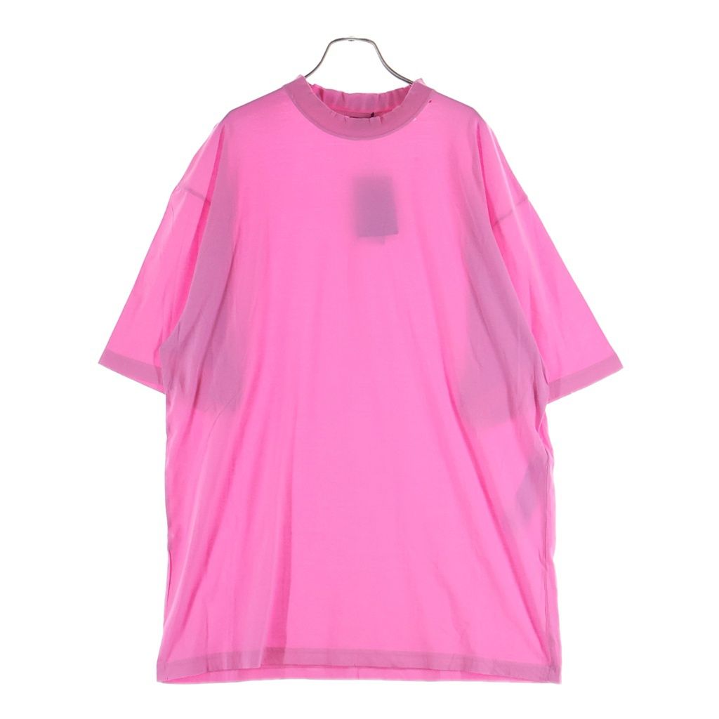 BALENCIAGA (バレンシアガ) 22SS Distressed T-shirt バックネックロゴ