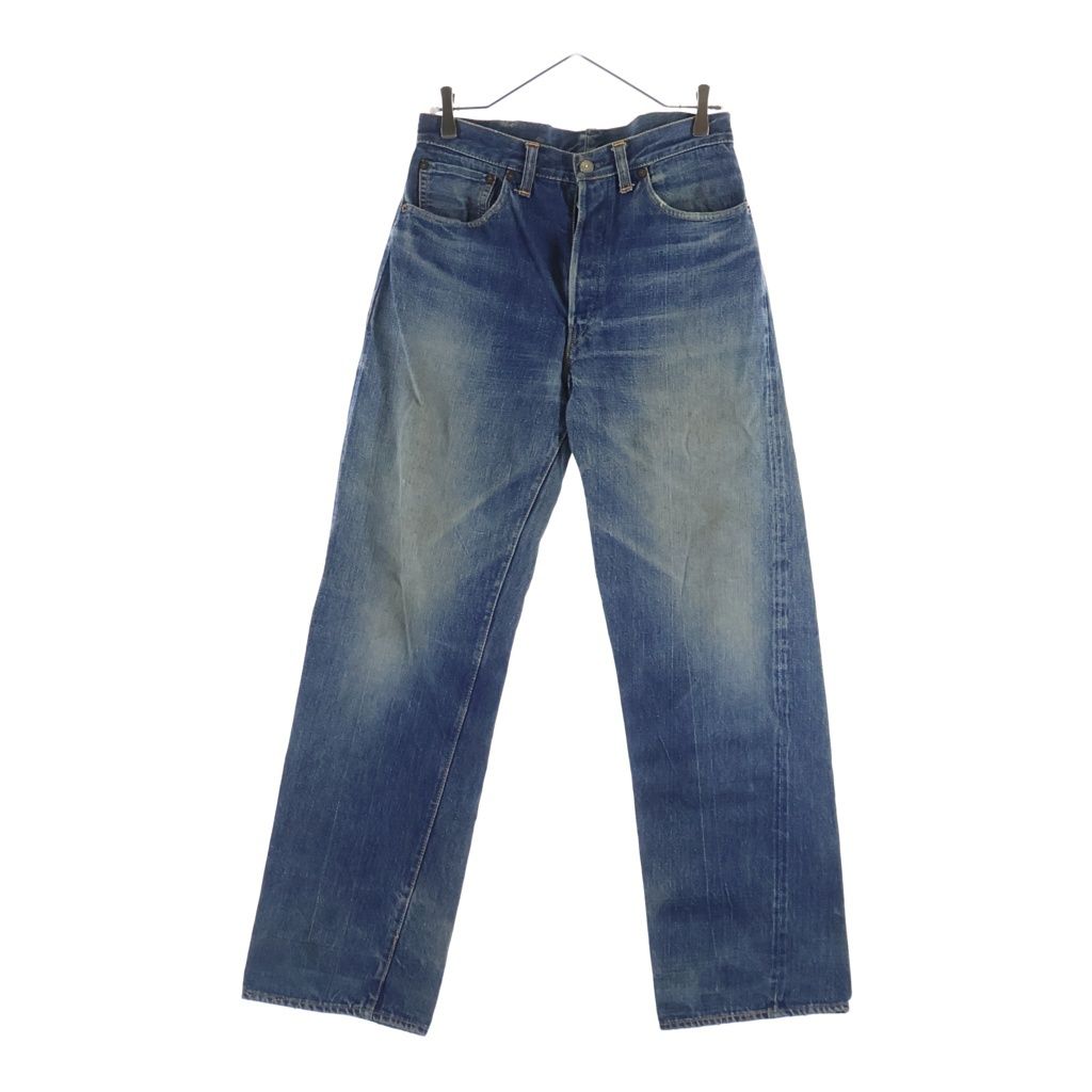 Levi's (リーバイス) 50s VINTAGE 501XX 53モデル ボタン裏刻印12 両面タブ 均等V センターセット 隠しリベット 通常R ヴィンテージ ボタンフライ デニム パンツ インディゴ