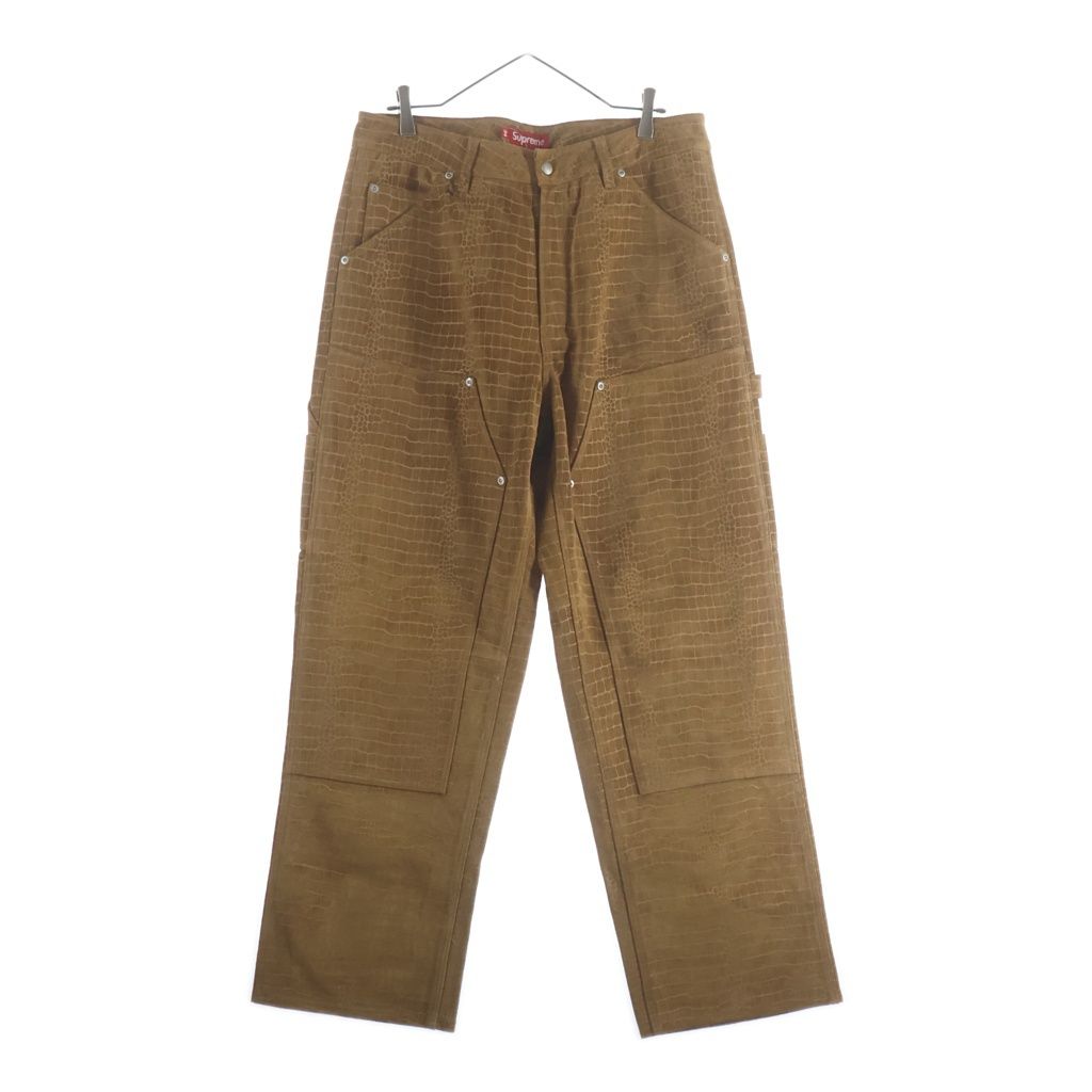 SUPREME (シュプリーム) 24AW Suede Double Knee Painter Pant Croc