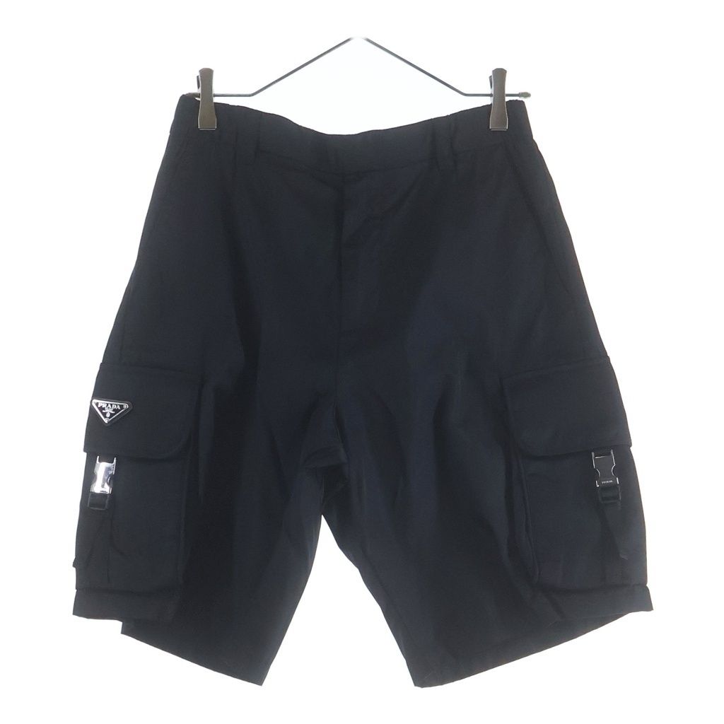 PRADA (プラダ) Re-Nylon トライアングルロゴ リナイロン カーゴハーフ