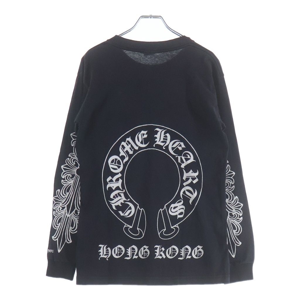 Chrome hearts クロムハーツ 旧タグold フローラルロンTee CHROME HEARTS (クロムハーツ) OLD オールド袖フローラル ホースシュー