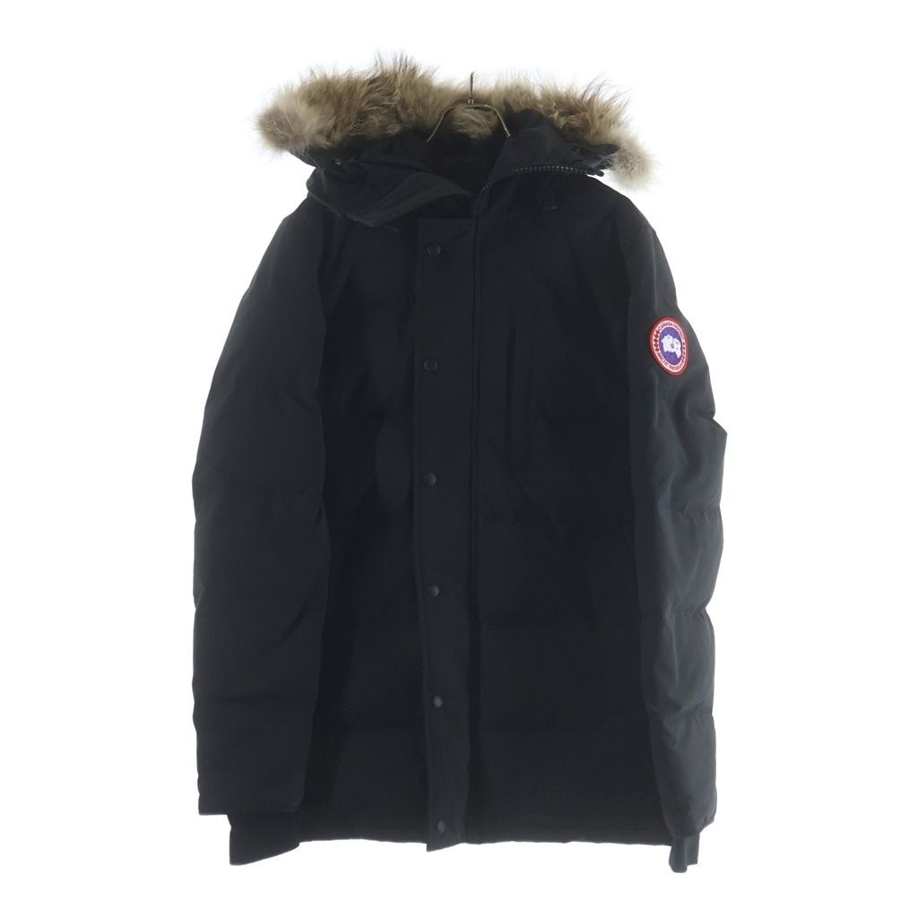 CANADA GOOSE (カナダグース) CARSON PARKA カーソン パーカ ファー付き ジップアップ ダウンジャケット ブラック 3805M