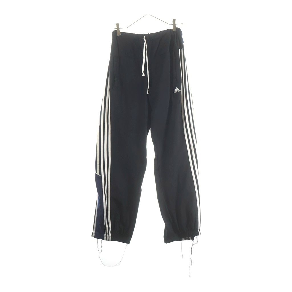 DISCOVERED (ディスカバード) ×adidas アディダス 再構築 ドッキング加工 トラックパンツ ブラック