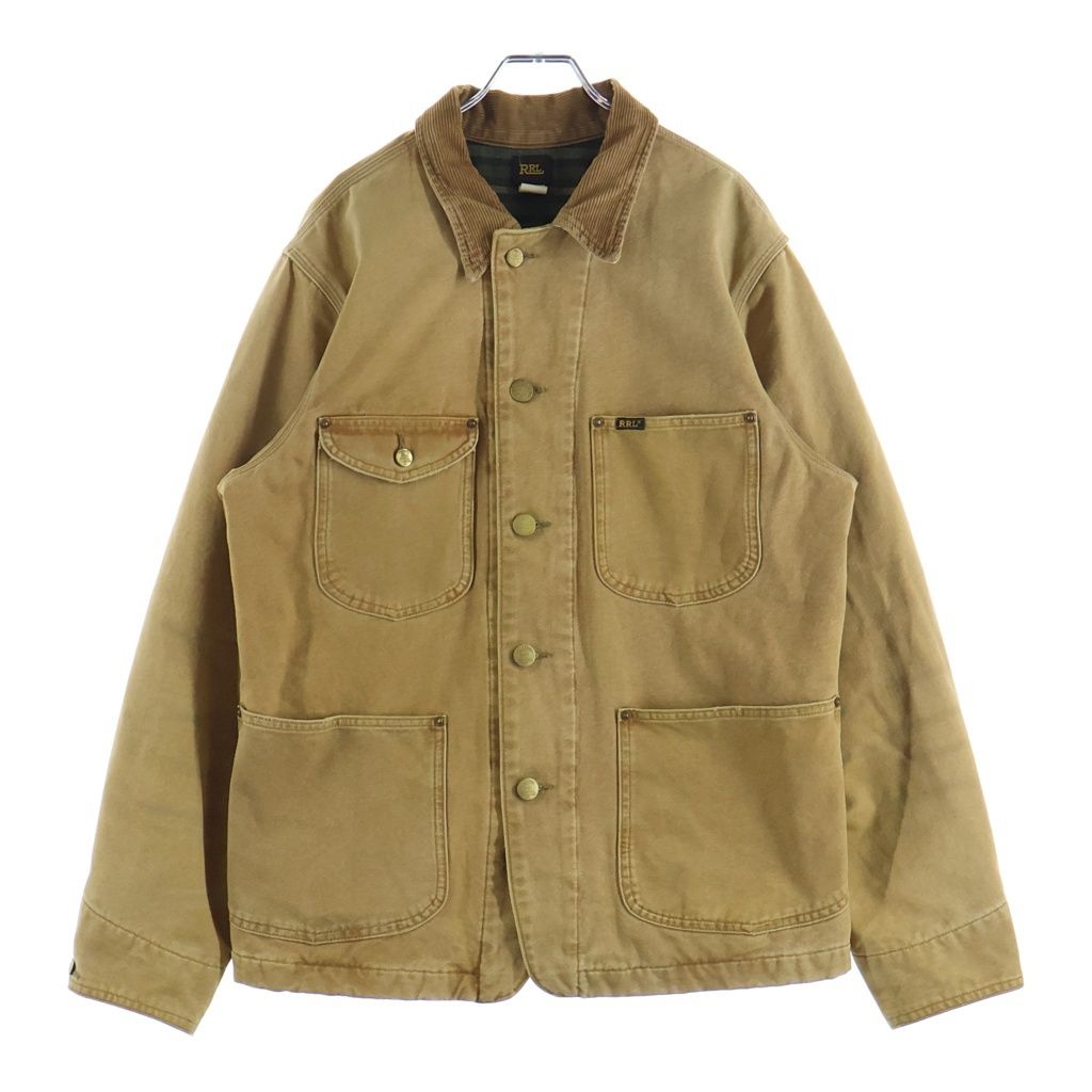 RRL (ダブルアールエル) コーデュロイネック ダックジャケット ブラウン #M
