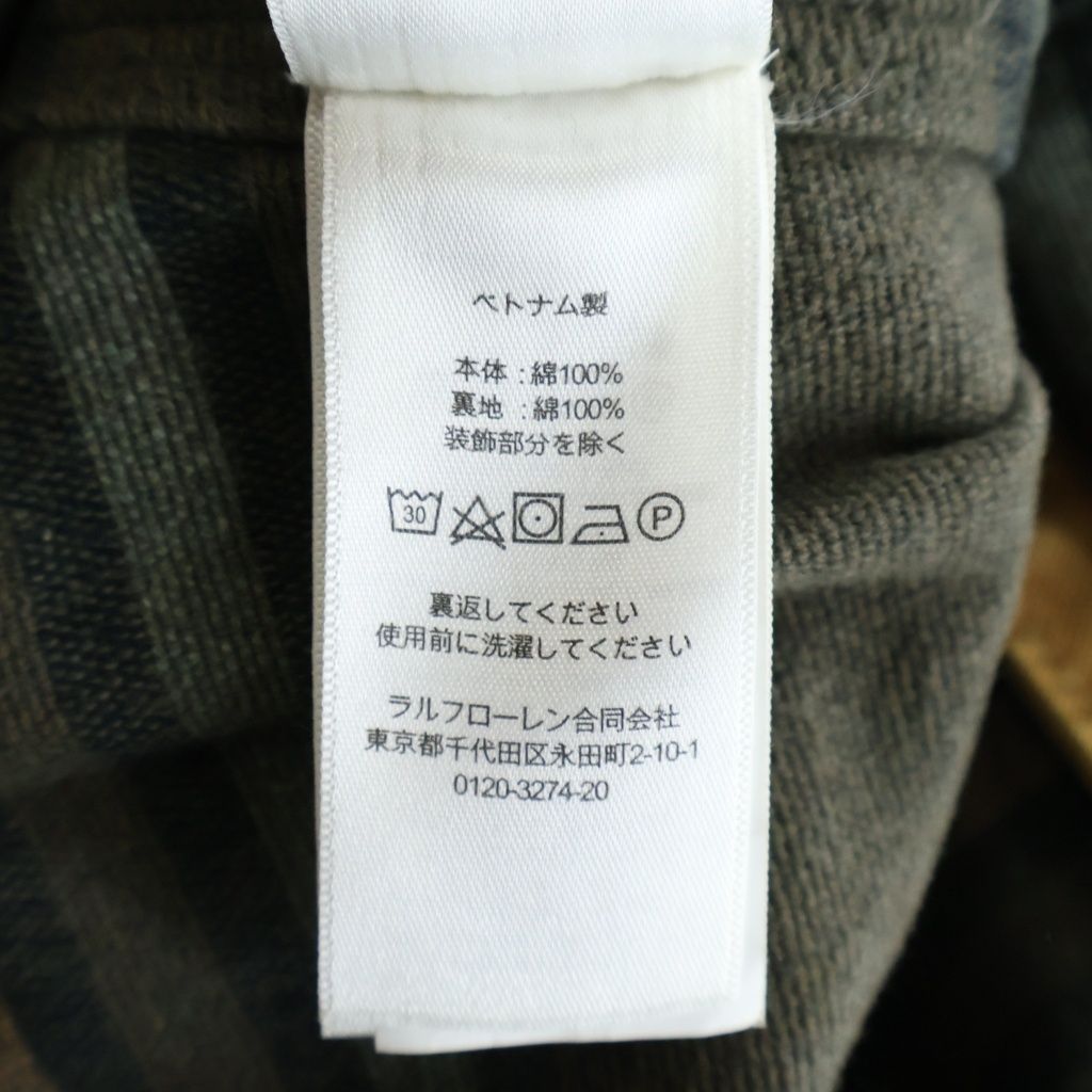 RRL ダブルアールエル コーデュロイネック ダックジャケット ブラウン #M RRL (ダブルアールエル) コーデュロイネック ダックジャケット
