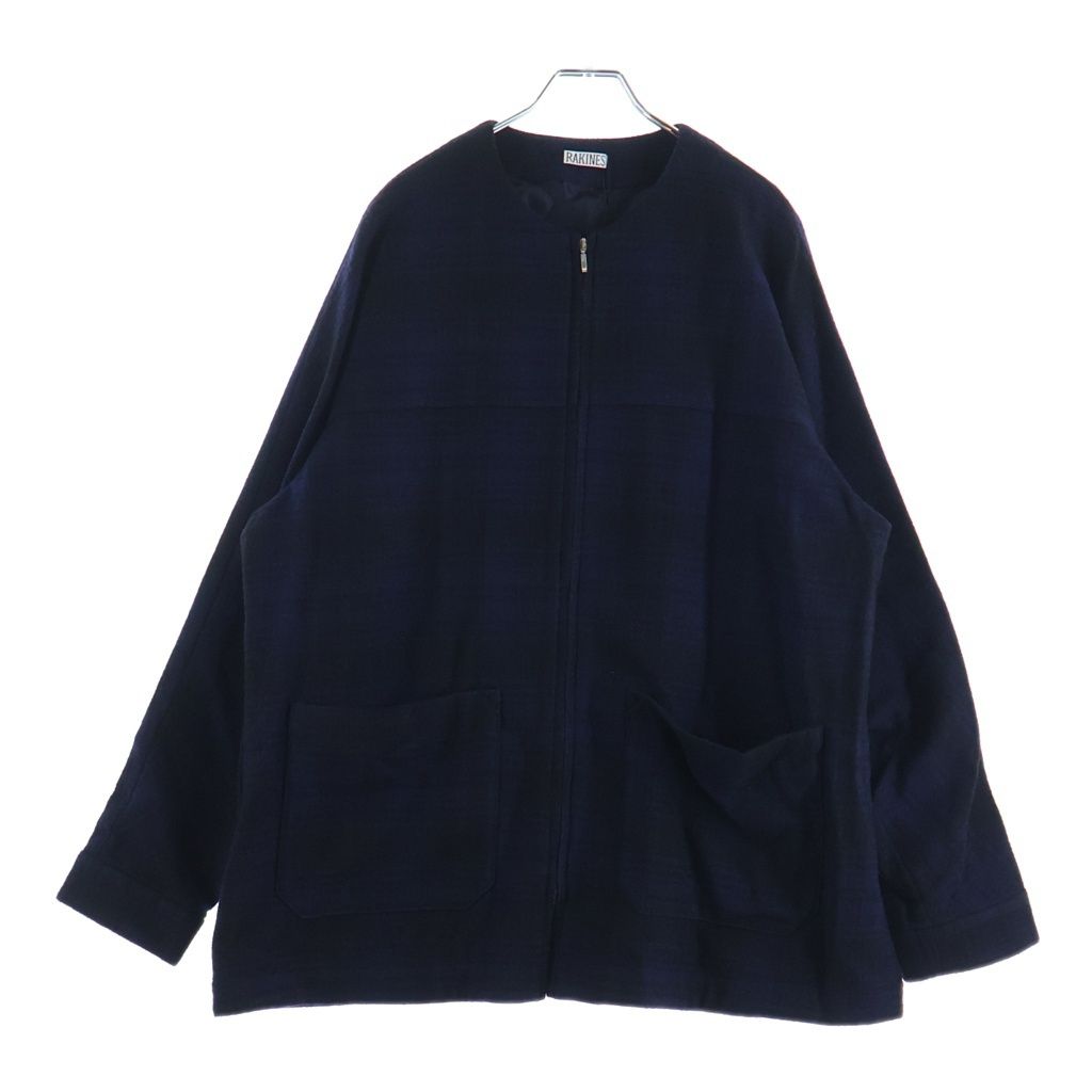 RAKINES (ラキネス) LAYER BOUCLE ROUND COLLAR JACKET ウール