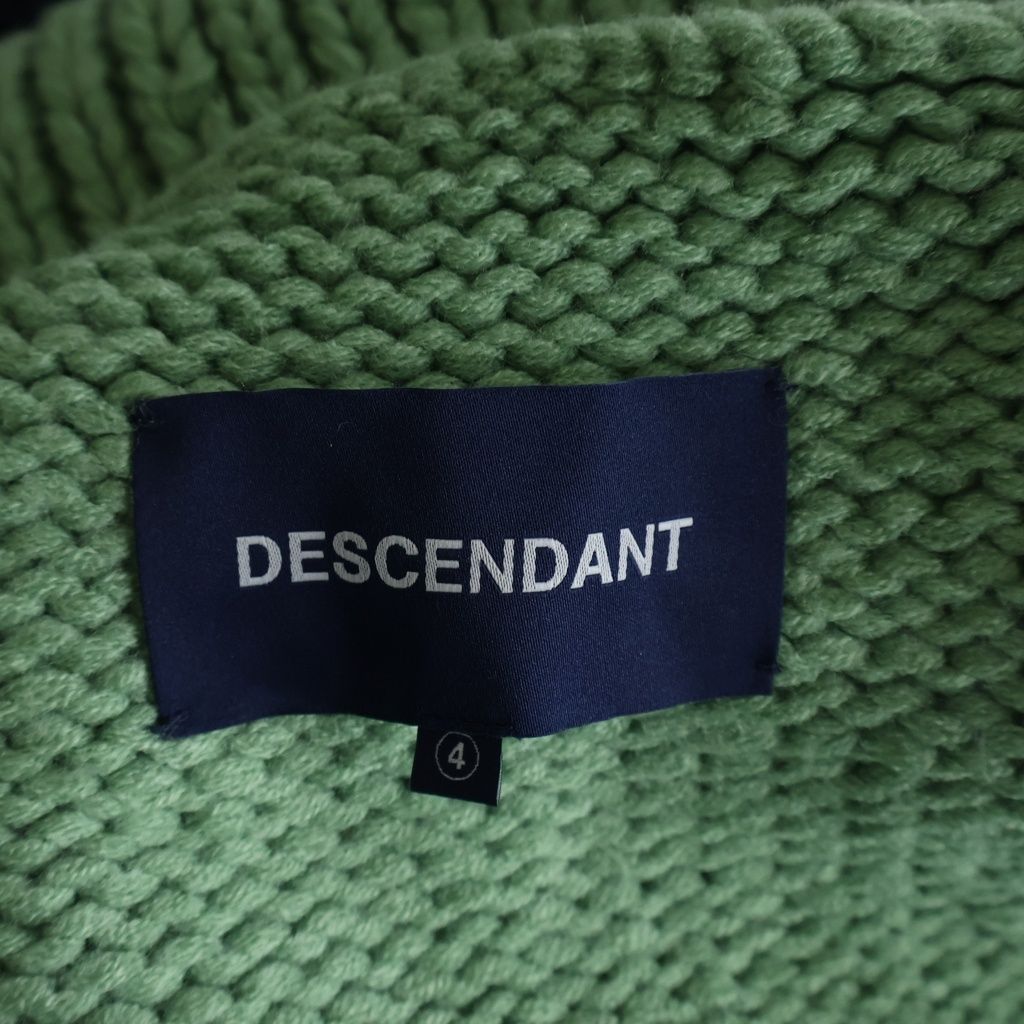DESCENDANT (ディセンダント) 24AW DAWN COWICHAN SWEATER ダウン