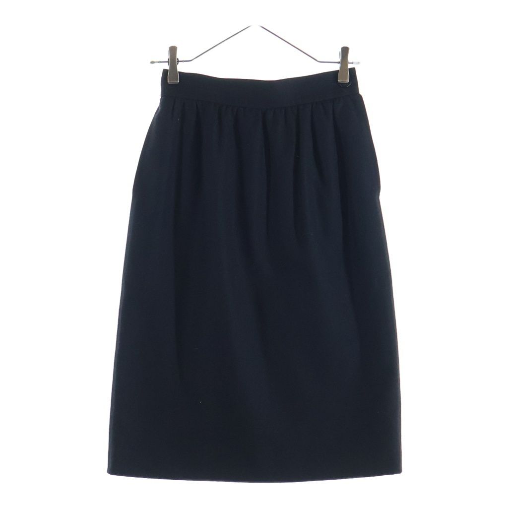 YVES SAINT LAURENT (イヴサンローラン) ひざ丈スカート ブラック #M