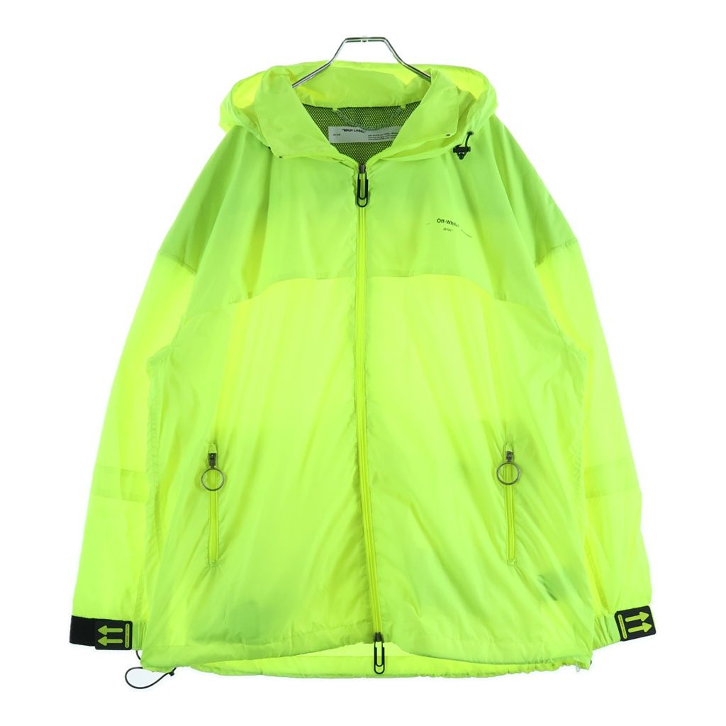 OFF-WHITE (オフホワイト) 20SS HOODED LIGHTWEIGHT JACKET ライトウェイト フーデッドナイロンジャケット イエロー OMEB014R20D16021 25,153円