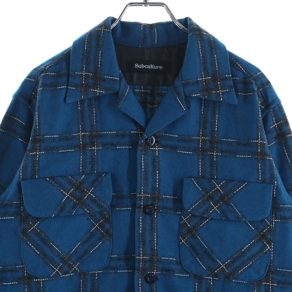 SUBCULTURE (サブカルチャー) 23AW WOOL CHECK SHIRT SCSH-A2303