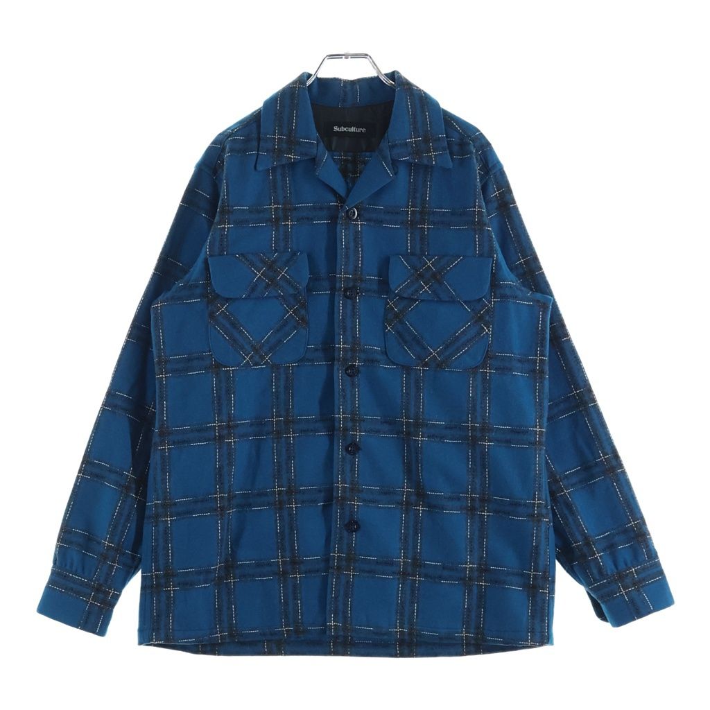 SUBCULTURE (サブカルチャー) 23AW WOOL CHECK SHIRT SCSH-A2303