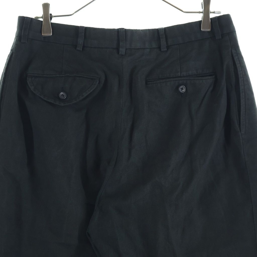POLO RALPH LAUREN (ポロラルフローレン) 90s Black linen slacks