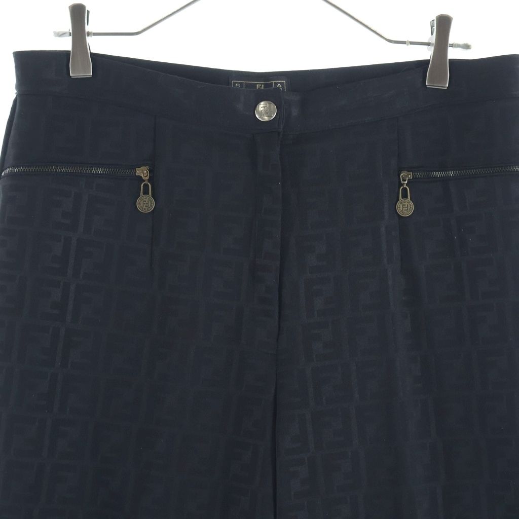 FENDI ズッカ柄 パンツ スラックス 31インチ テーパード FENDI (フェンディ) ズッカ柄 イタリア製 テーパードスラックスパンツ