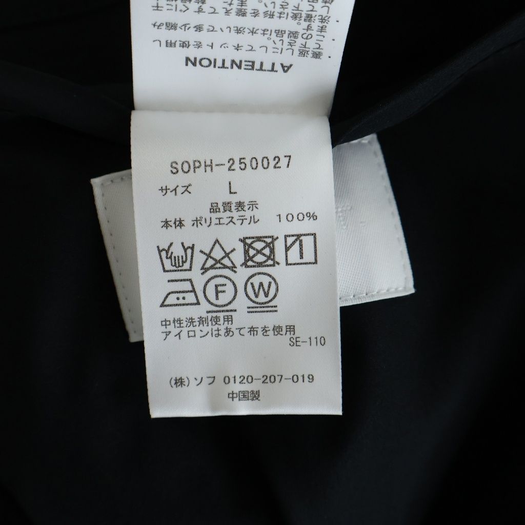SOPHNET. (ソフネット) 25SS 2WAY STRETCH PACKABLE 2BUTTON JACKET
