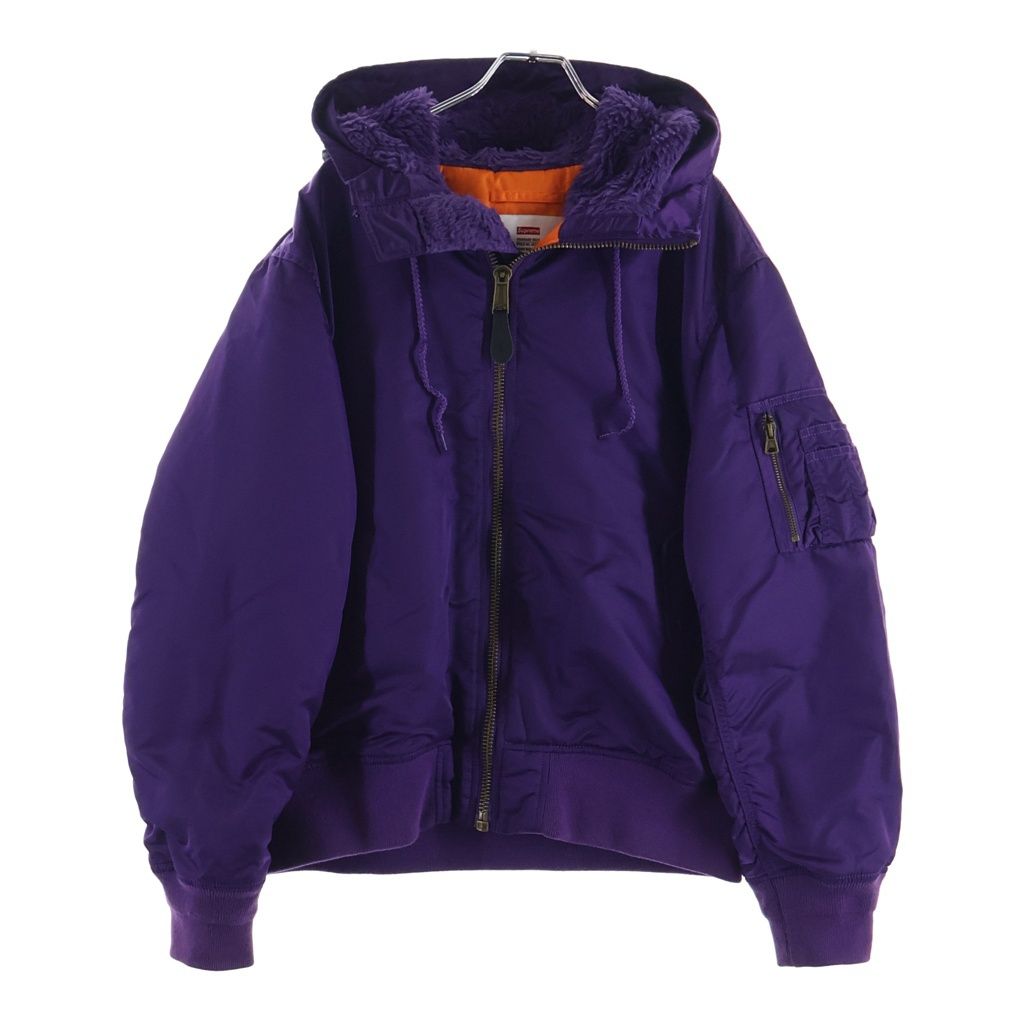 超激レア supreme 21AW Hooded MA-1 ミリタリー ボンバー SUPREME (シュプリーム) 21AW Hooded MA-1 ナイロン フーデッド