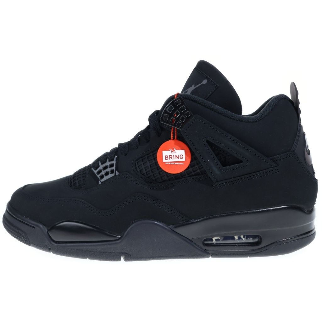NIKE (ナイキ) AIR JORDAN 4 RETRO OG BLACK CAT エアジョーダン1 レトロ ブラックキャット ミッドカットスニーカー ブラック US12/30cm FV5029-010