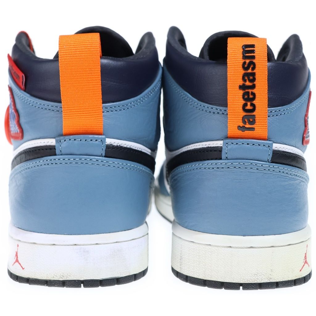 NIKE (ナイキ) ×FACETASM Air Jordan 1 Mid White/Navy CU2802-100
