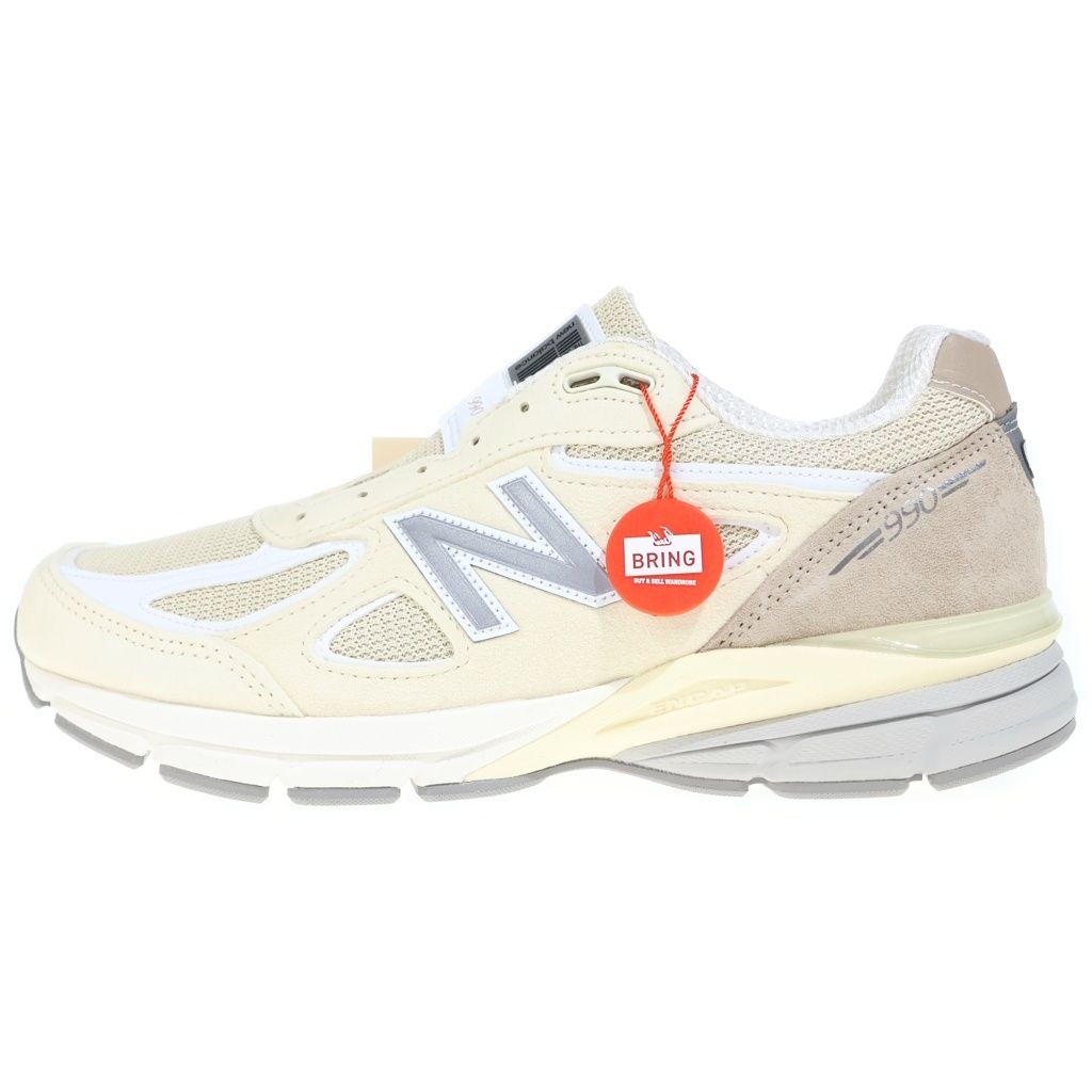 New Balance (ニューバランス) U990TE4 USA製 スエード メッシュ ローカットスニーカー ベージュ US9.5/27.5cm