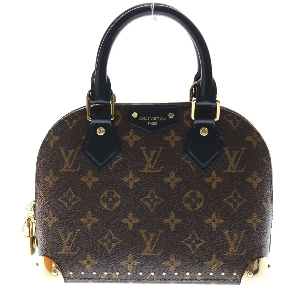 LOUIS VUITTON (ルイヴィトン) モノグラム アルマ・トランク BB ハンド ショルダーバッグ PVC レザー ブラウン M26084 RFID