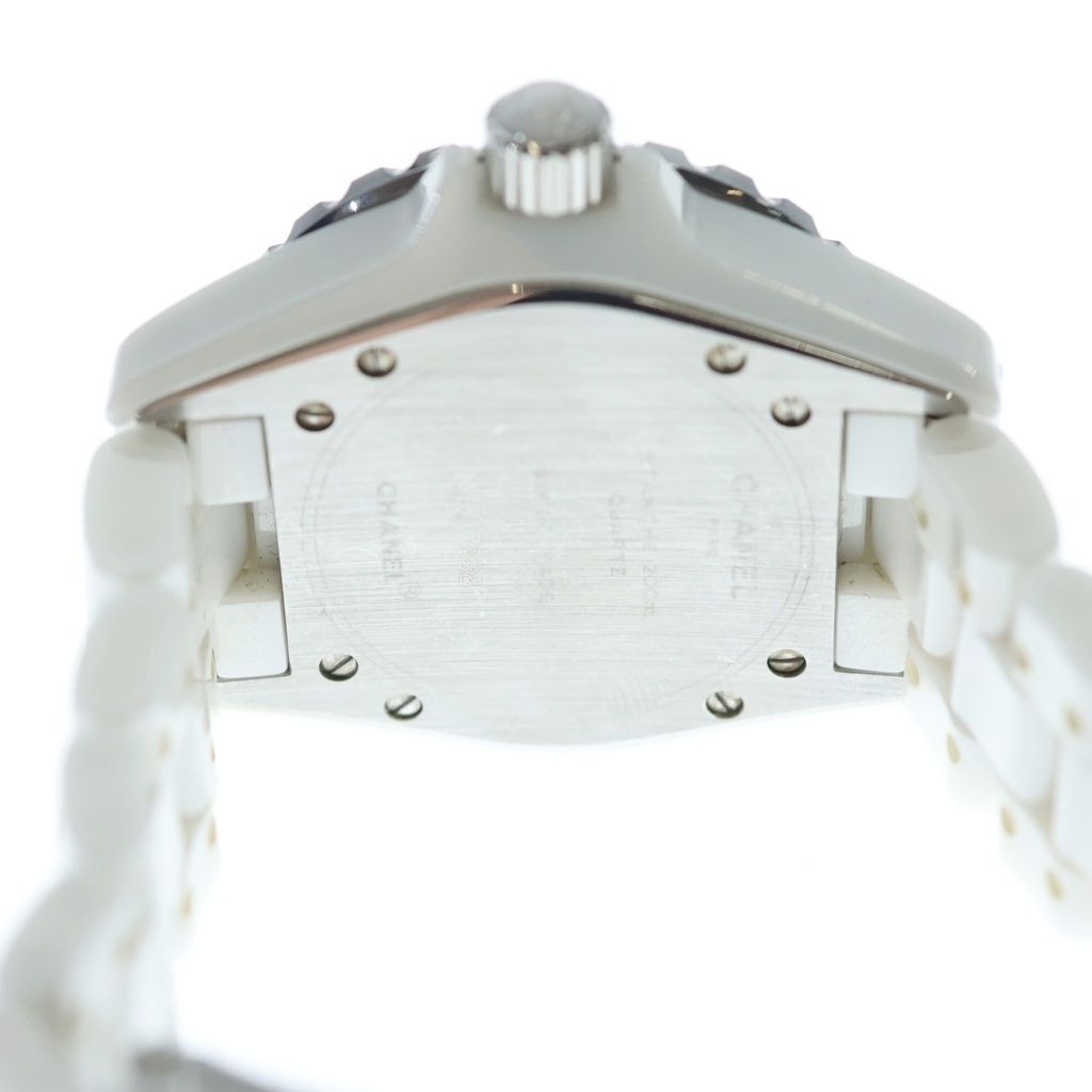 CHANEL (シャネル) J12 デイト SE/QZ 白セラミック クォーツ 電池式