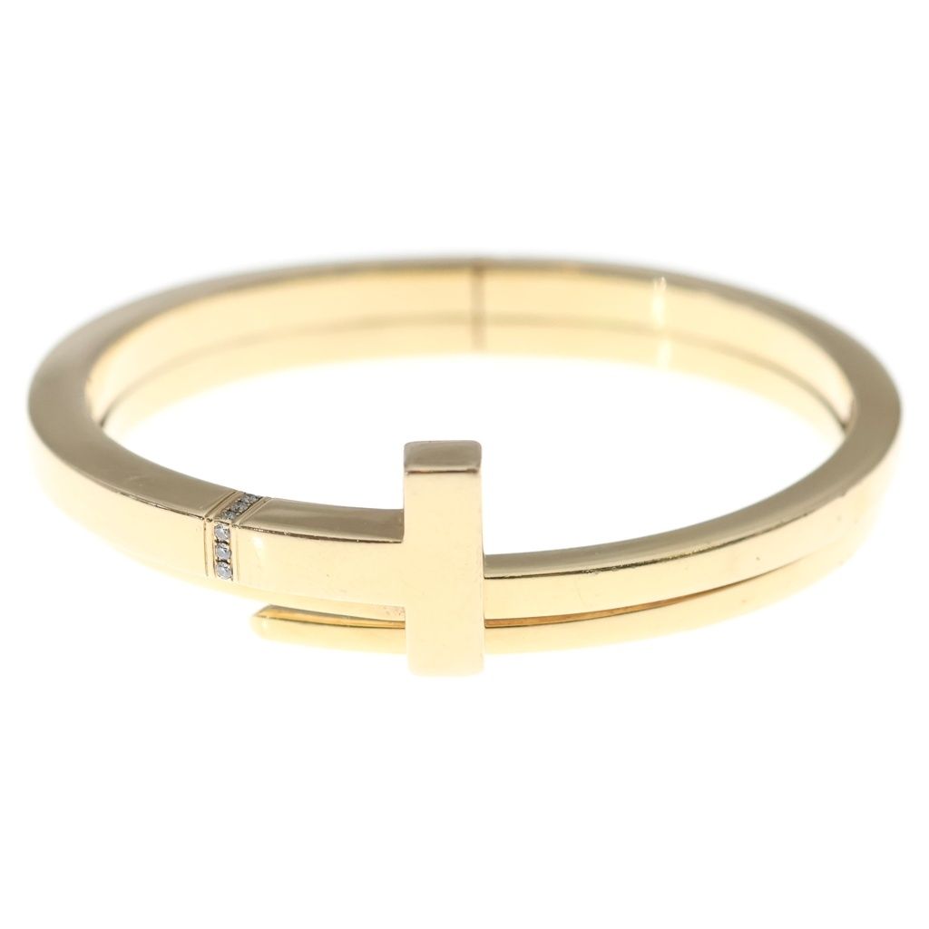 TIFFANY & Co. (ティファニー) Tスクエアラップ メレダイヤ Au750