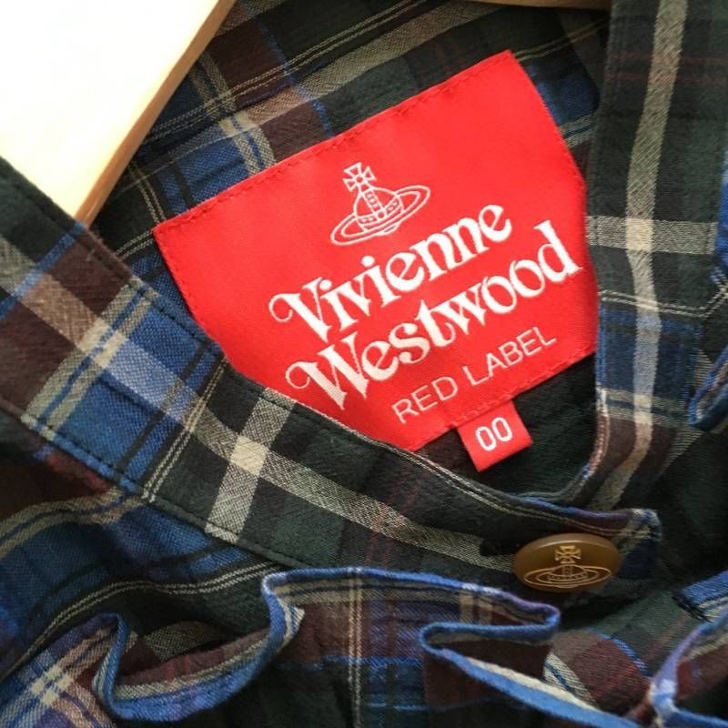 美品Vivienne Westwood Red Label コットンフリルシャツ 美品 Vivienne Westwood RED LABELヴィヴィアンウエストウッド レッド