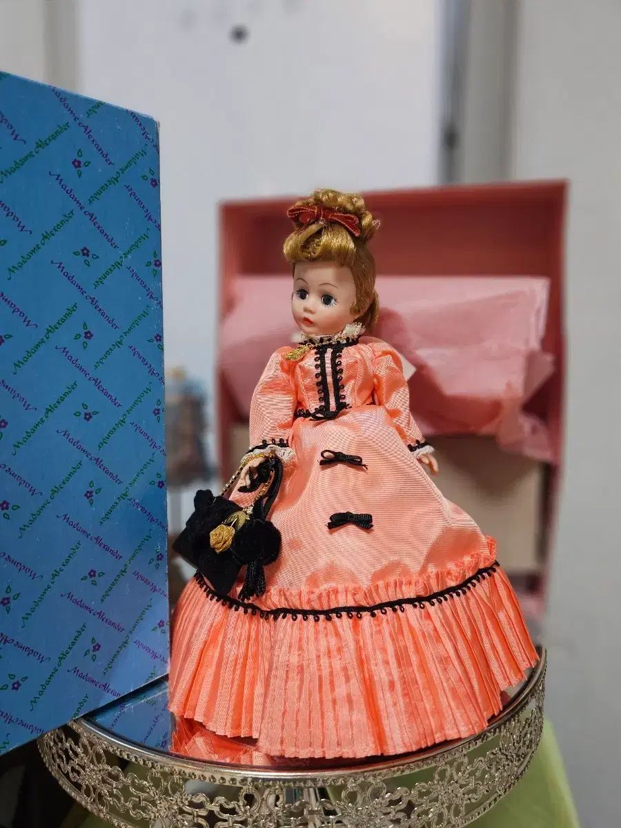 マダムアレキサンダー ぬいぐるみ ジャスミン コーラル ピンク ドレス 10インチ