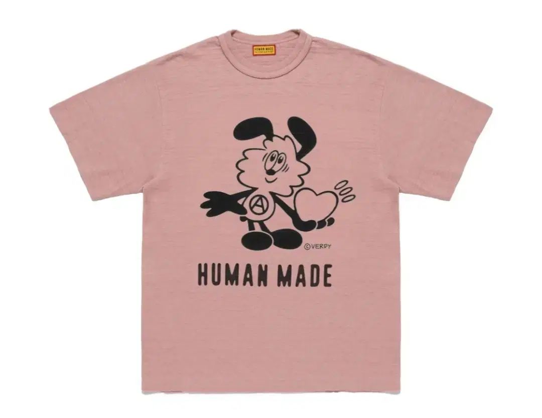HUMAN MADE(ヒューマンメイド) VERDY グラフィック Tシャツ ピンク(ピンク) 잠실 STORE(ストア) 限定(限定) XL