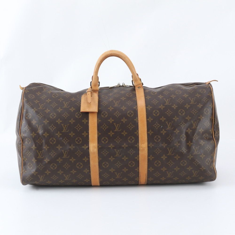 美品 ルイヴィトン モノグラム キーポル 60 M41422 レザー ボストン バッグ 出張 旅行 トート キャリー メンズ RNM EG25-10【中古】 45,045円