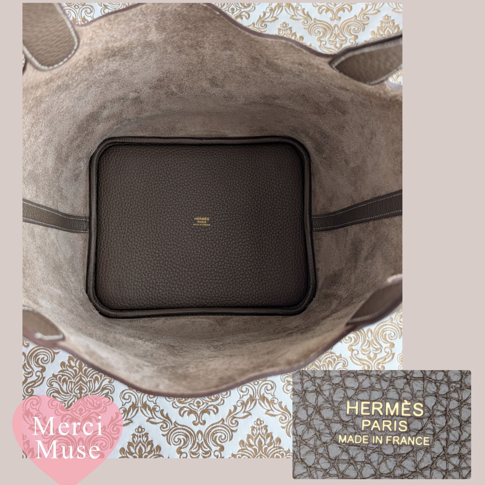 ❤極レア商品❤ピコタンロックMM22 エトゥープ xゴールド金具