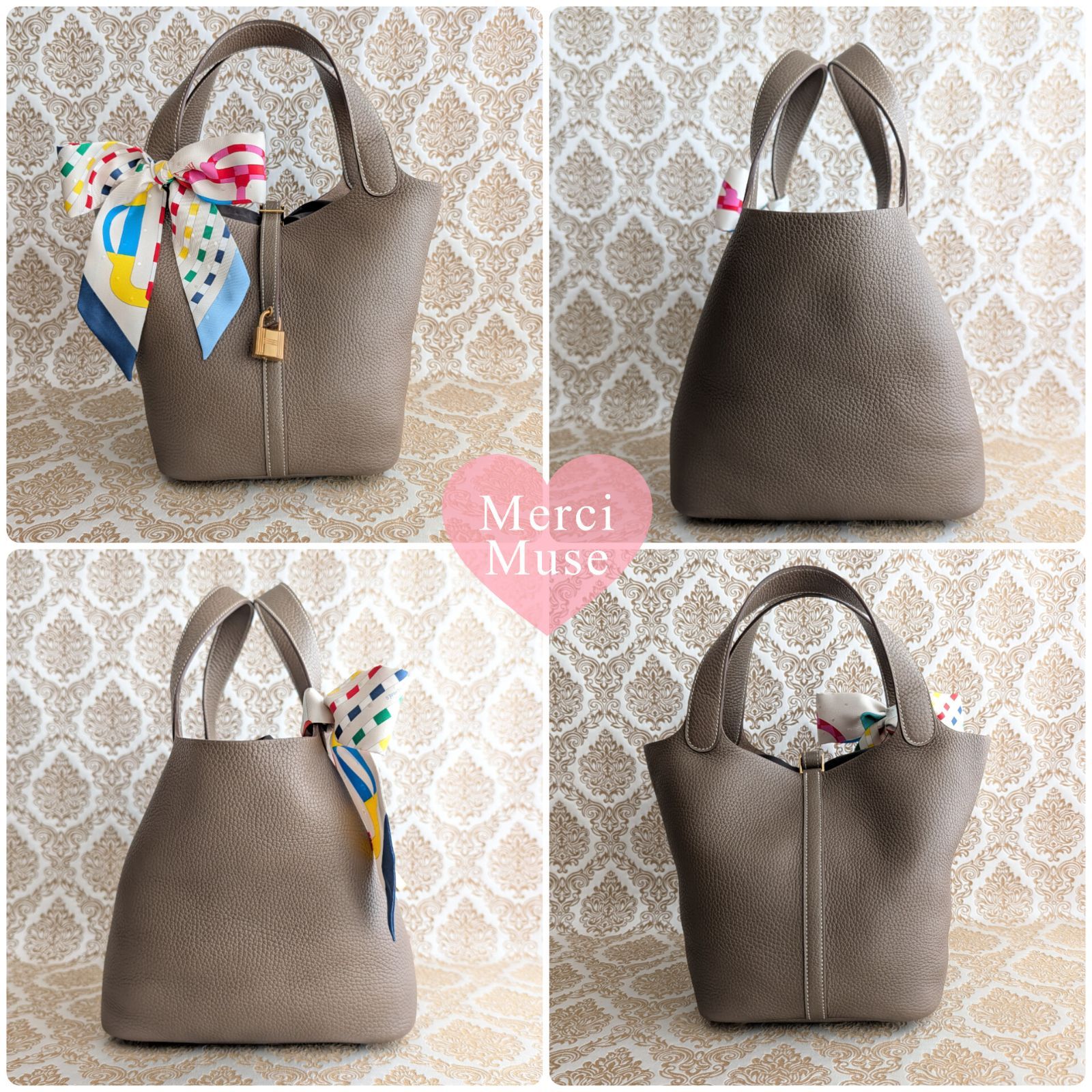 ❤極レア商品❤ピコタンロックMM22 エトゥープ xゴールド金具