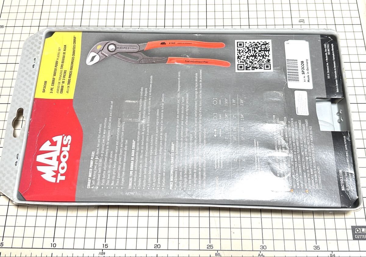 未使用 MAC TOOLS マック ツールズ KNIPEX クニペックス ウォーター