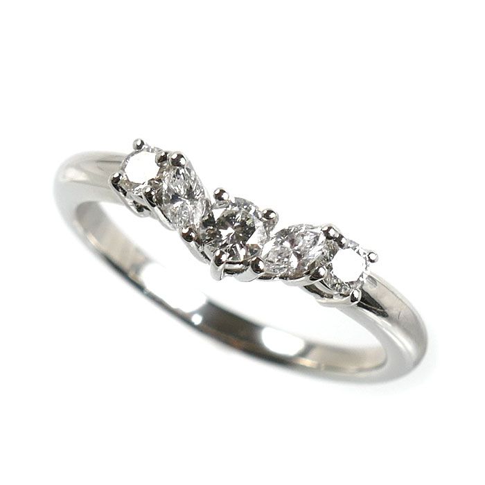 TASAKI タサキ Pt900プラチナ リング・指輪 ダイヤモンド0.34ct 12号