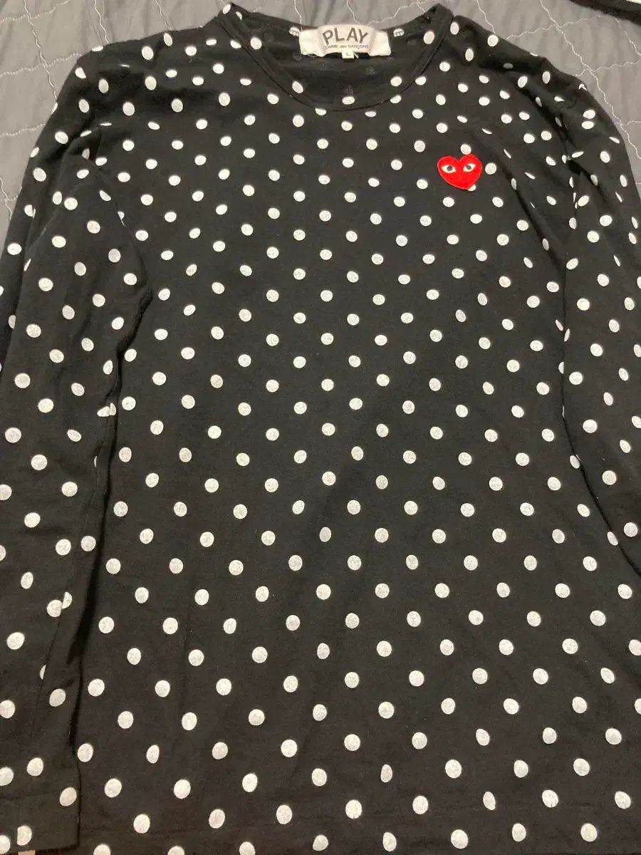 des COMME PLAY コムデギャルソン 長袖Tシャツ GARCONS プレイ ドット