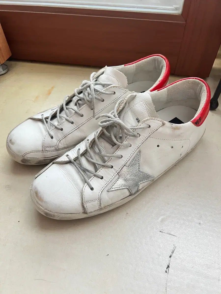 GOLDEN GOOSE ゴールデングース SuperStar シルバー 赤タブ スニーカー 41 9,198円