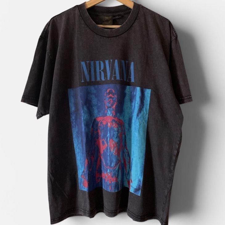 新品】NIRVANA グラフィック 半袖Tシャツ ブラック Lサイズ - メルカリ