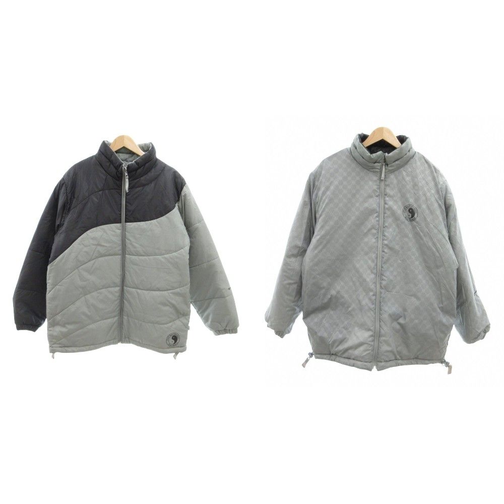 T&C Surf Designs 中綿ジャケット ブルゾン リバーシブル L グレー /NL 