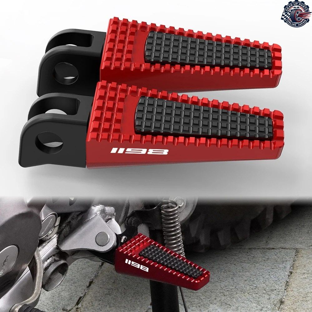 DUCATI 1198 2008 - 11 フットペグ ペダル フットペグ オートバイ フロントまたはリア フットレスト フットペグ ペダル