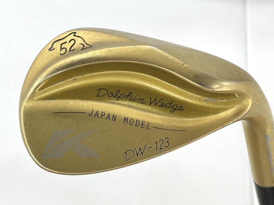 キャスコ　Dolphin Wedge DW-123 ゴールド　52度　ダイナミックゴールド 95　S200フレックス　ウェッジ　中古　ゴルフドゥ！岡山青江店【最短即日発送】