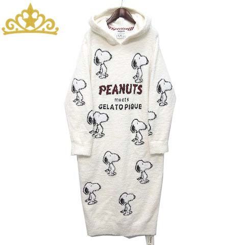 gelato pique ピーナッツ スヌーピー ジャガード ワンピース