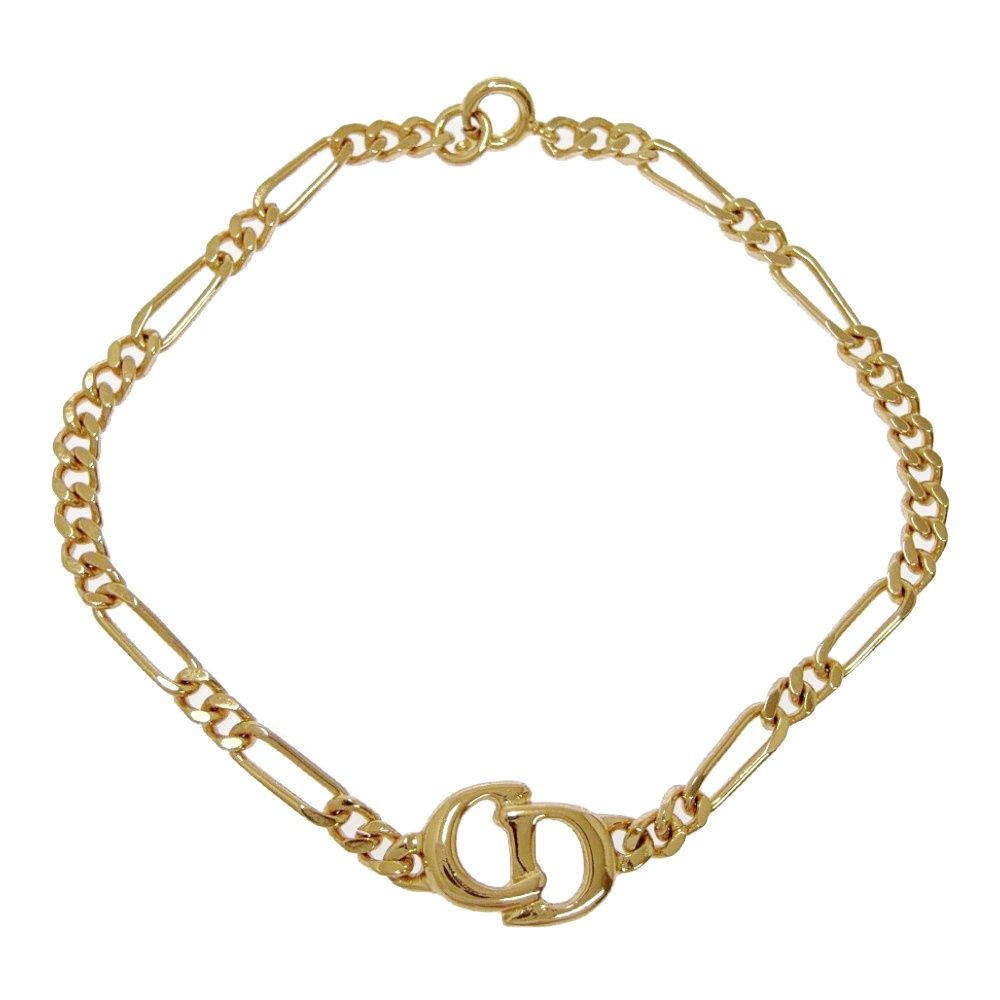 【中古】Christian Dior クリスチャンディオール GP CDロゴ ブレスレット ゴールド 584356 ブレスレット