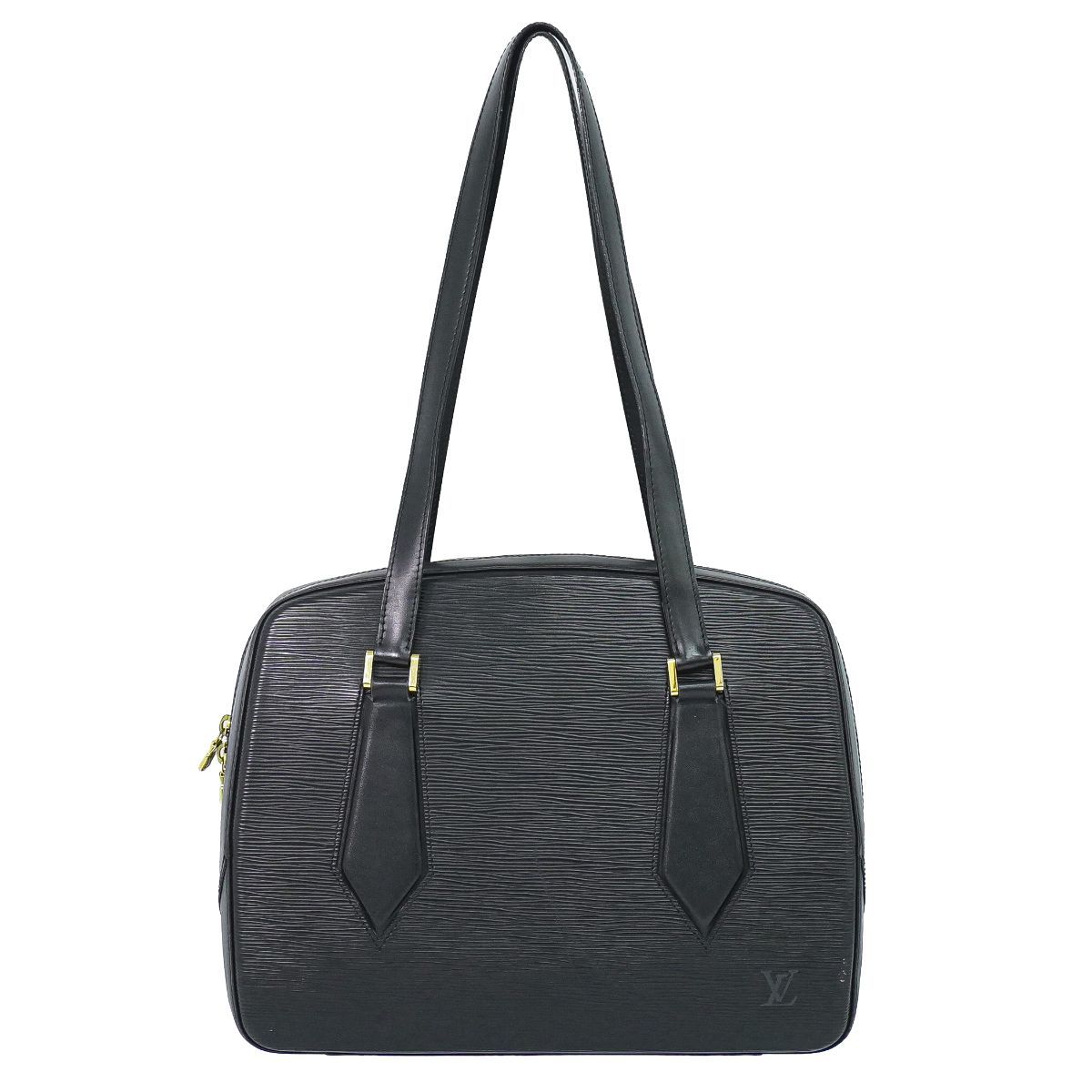 本物 ルイヴィトン LOUIS VUITTON LV ヴォルテール エピ レザー ショルダーバッグ ノワール ブラック M52432 Voltaire ビトン バッグ 中古・