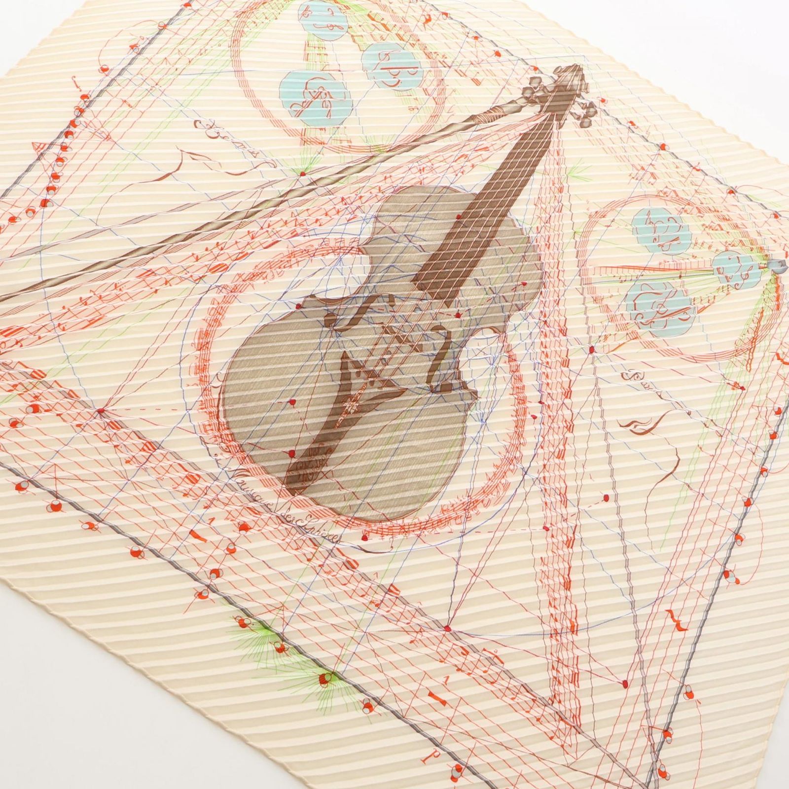 HERMES エルメス カレプリセ La Musique des Spheres スカーフ